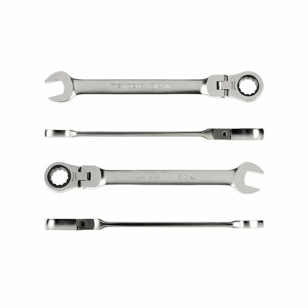 Tekton 1/2 Inch Flex Head 12-Point Ratcheting Combination Wrench WRC26313